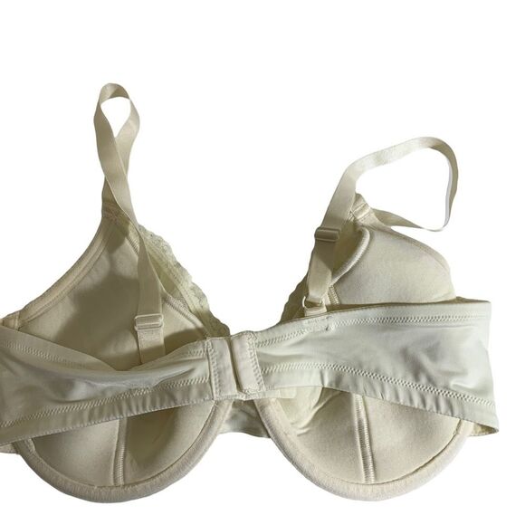 Jones New York Cream Lace Underwire Bra -36D‎ - Picture 7 of 9